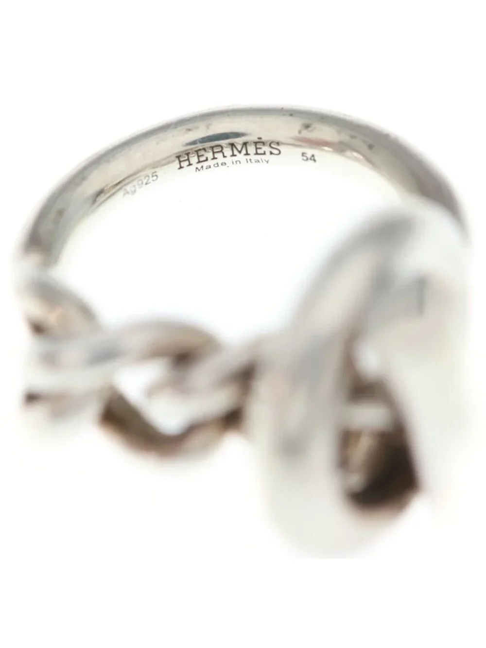 Hermes Croisette Ring Silver